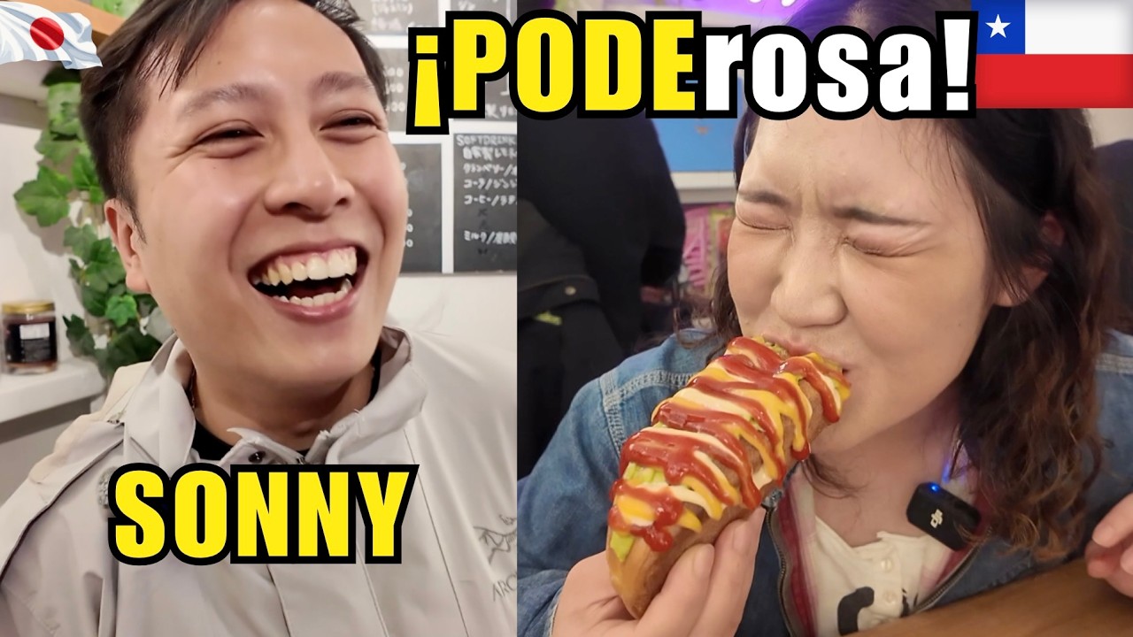 Sonnywils llegó a probar mi Completo italiano en Osaka! | Un intercambio completo 🇨🇱