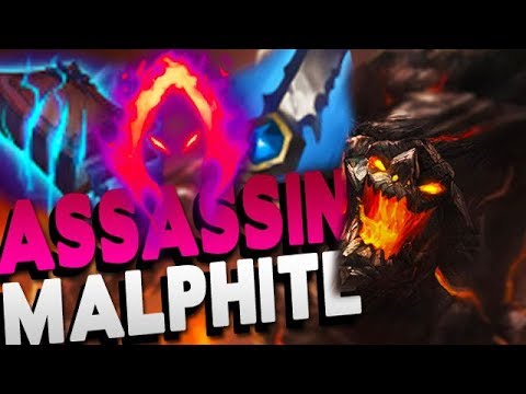 DARK HARVEST + FULL AP = ASSASSIN MALPHITE JUNGLE! DELETE ENEMY CARRIES! League of Legends