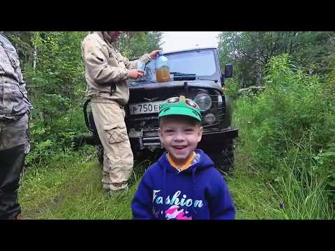 Мой сын первый раз в ТАЙГЕ/СНЕСЛО МОСТ к избе (изба, баня)