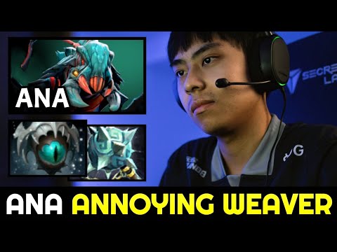ANA Super Annoying Weaver vs Pro Queen of Pain Spammer Dota 2
