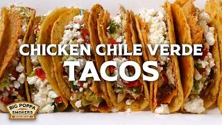 Chicken Chile Verde Tacos | Rotisserie Chicken Recipe | Stretch Your Dollar with Big Poppa