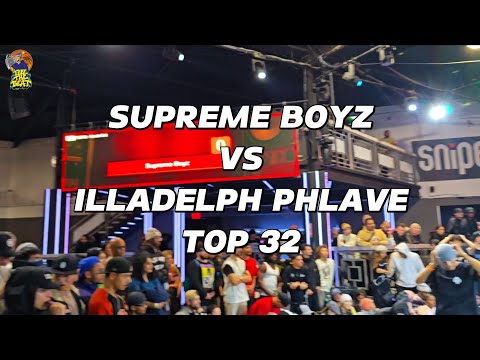 SUPREME BOYZ VS ILLADELPH PHLAVE-FREESTYLE SESSION 2025-TOP 32