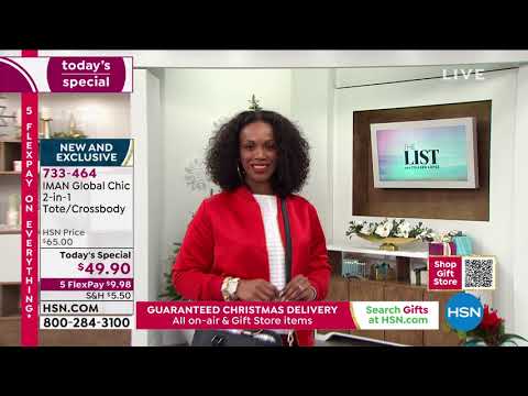 HSN | The List with Colleen Lopez & IMAN Special Edition 12.17.2020 - 10 PM