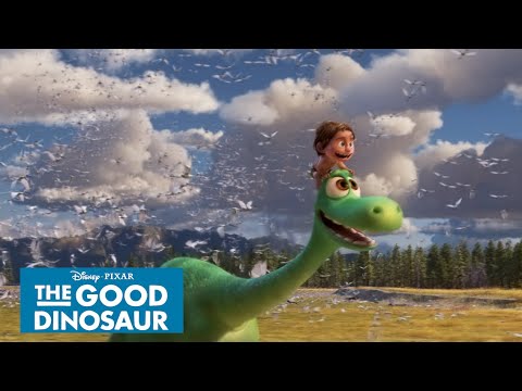 Arlo Explores The Clouds ⛅️  | The Good Dinosaur | Disney Channel UK