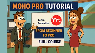 Moho Pro Tutorial: 2D Animation Full Course (Beginner to Advanced)