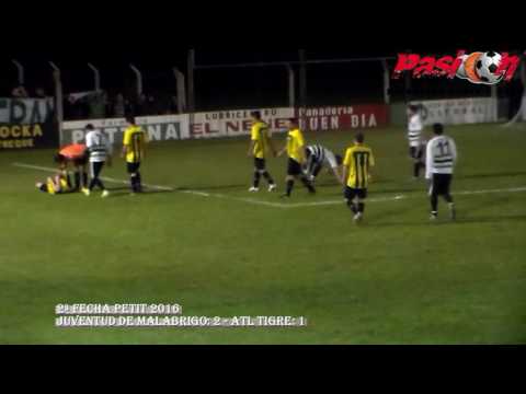 1º tiempo Juventud e Malabrigo vs Atl Tigre 2ª fecha petit 2016