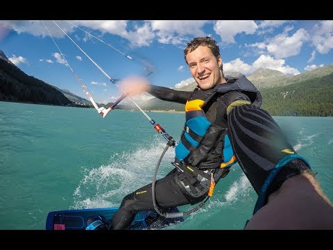 Kiteboarding in Silvaplana - 12m² North Evo
