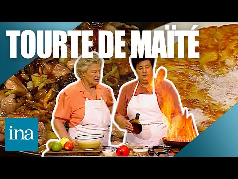 Maïté's rabbit pie and apple crepe 🥧 | INA Vintage Recipes