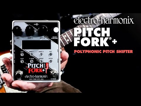 Electro-Harmonix Pitch Fork+ Polyphonic Pitch Shifter 2021 Silver image 4