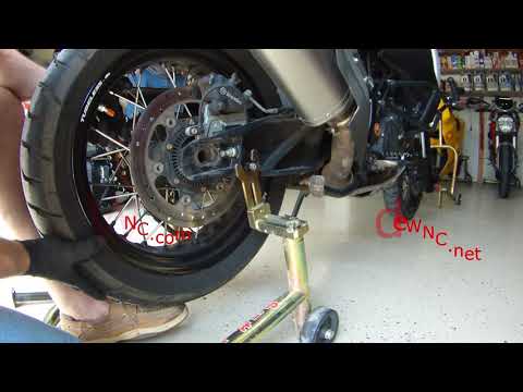KTM 1190 Rear Wheel Removal and Install