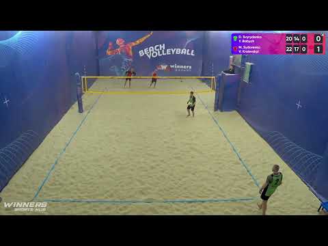 13:25 D. Svyrydenko / Y. Babych - M. Sydorenko / V. Kraievskyi 26.03.2023 | Winners Beach Volleyball
