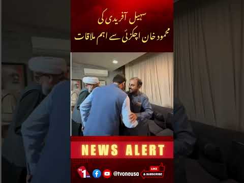 سہیل افریدی کی محمود خان اچکزئی سے ملاقات