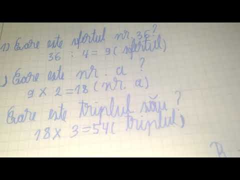 PROBLEMA DE MATEMATICA CLASA 3