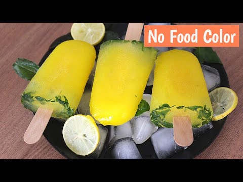 Lemon Lolly Ice Cream | Lemon Popsicle | Lemon Ice Cream | Summer Lemon Lolly | Dining With You