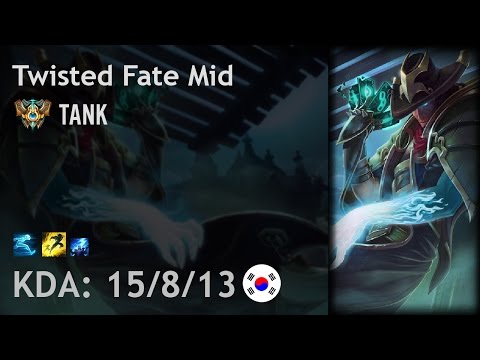 Twisted Fate Mid vs Ekko - TANK - KR Challenger Patch 7.9