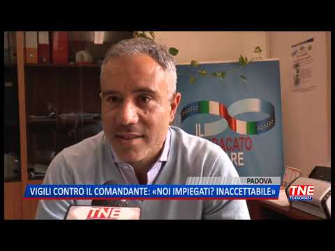 TG (26/04/2019) - VIGILI CONTRO IL COMANDANTE: «NOI IMPIEGATI? INACCETTABILE»