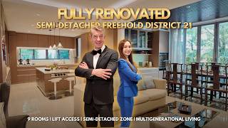 Inside a 7,700 Sq Ft Freehold Semi-D in Singapore | Lift & Solar