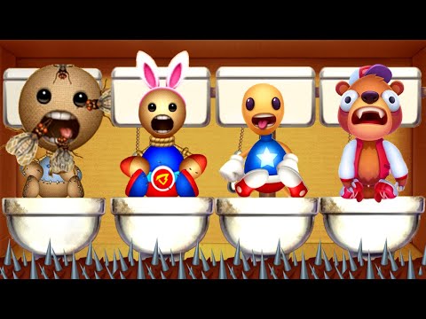 Kick the Buddy 2 vs Buddyman Kick 2 vs Kick the Buddy Forever vs Despicable Bear vs Crazy WC Toilet