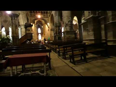 Basilica Notre Dame de Bon Secours Church, Guingamp, Brittany France