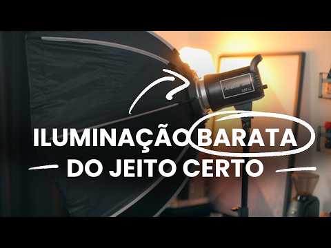iluminação PROFISSIONAL e BARATA com menos de R$600