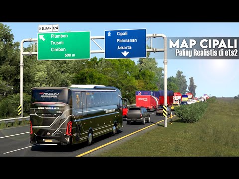 TOL CIPALI PALING REALISTIS DI ETS2 ‼️ATJ SKRIEN JALAN SANTAI KEJEBAK MACET