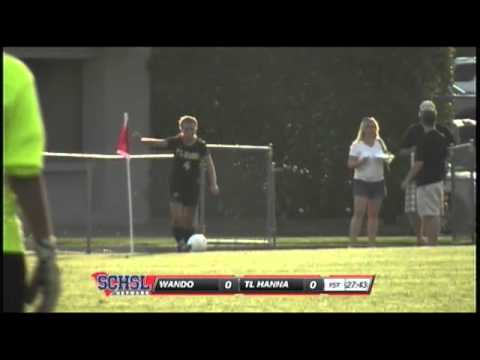 #7 Chelsea Drennan of TL Hanna scores a goal at the 2012 SCHSL 4A Girls Soccer Final