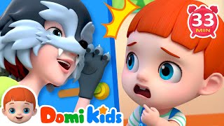 Don’t Open the Door to Strangers + More Domi Kids Songs🎶 &amp; Nursery Rhymes | Educational Songs