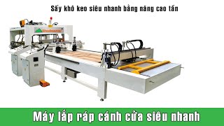 Máy lắp ráp khung cánh cửa siêu nhanh bằng cao tần