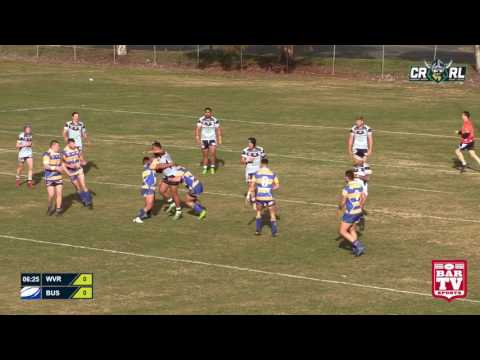 2017 Canberra RL Round 13 1st Grade - Woden Valley Rams v Belconnen United Sharks