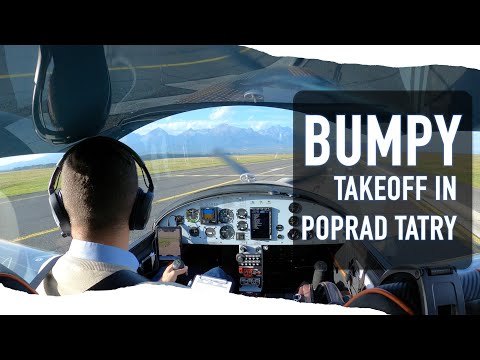 Bumpy takeoff in Poprad Tatry, followed by a smooth landing in Brno. DOVA DV-1 Skylark