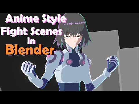 3D anime fight scene 01