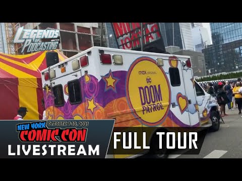Live from New York Comic Con 2021 - Full Tour of The Con Floor | Legends of Podcasting Live!