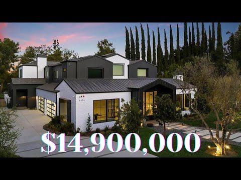 INSIDE HIDDEN HILLS MODERN MANSION WITH A BOCCEBALL COURT