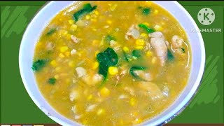 @  How to Cook Chicken garlic Corn soup. Very healthy recipe and super Delicious 😋👍
