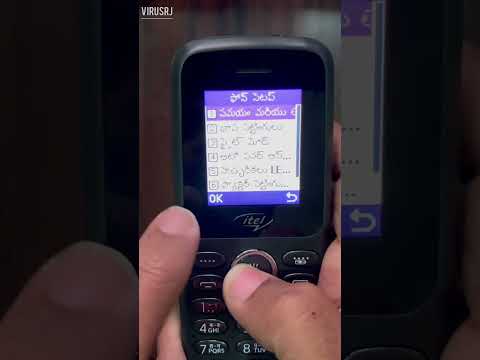 Itel 2163sNew Language Change Setting || How To Change Language Itel Keypad Mobile #ytshorts #shorts