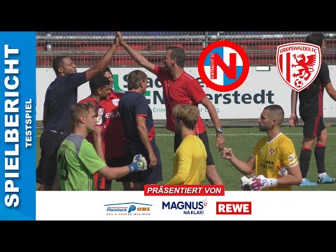 Neuzugang Behounek glänzt mit Hacken-Tor | FC Eintracht Norderstedt – Greifswalder FC (Testspiel)