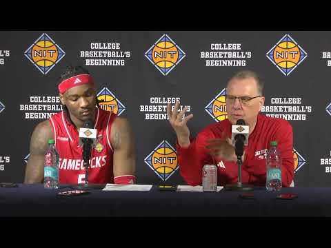 Ray Harper and Jaron Pierre NIT First Round Press Conference