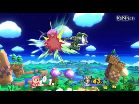 Villager vs Link Smash Wii U
