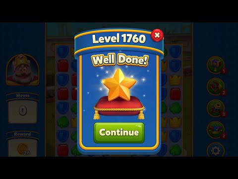 Royal Match - King Robert - Level 1760