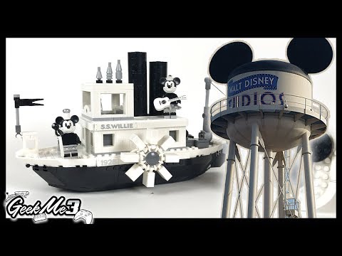 Vidéo LEGO Ideas 21317 : Steamboat Willie