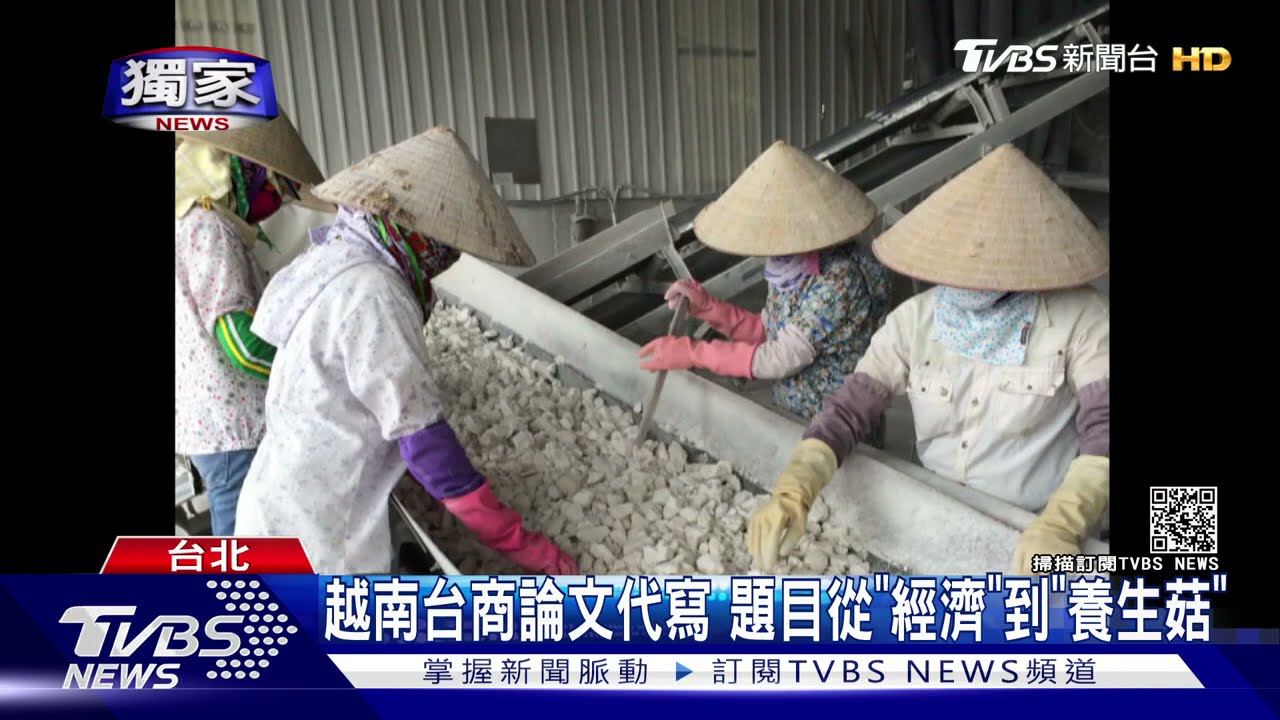 越南台商論文代寫　題目從「經濟」到「養生菇」