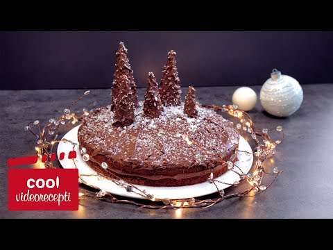 Čokoladna zimska torta