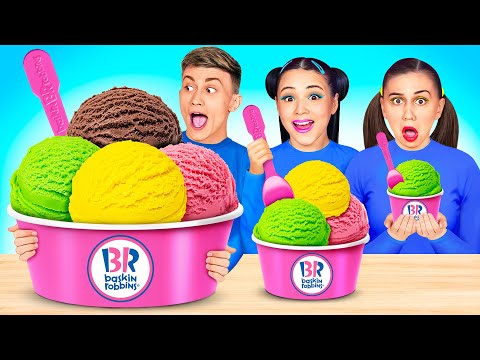 Big, medium, small foods #3 | Challenge by Olala