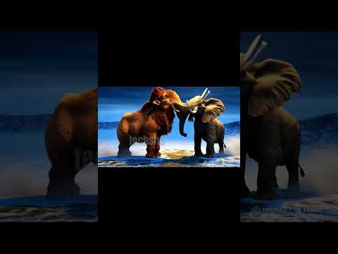 Mammoth vs Elephant – Battle of the Giants!