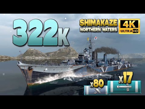Destroyer Shimakaze with unreal +300k in 2023 - World of Warships