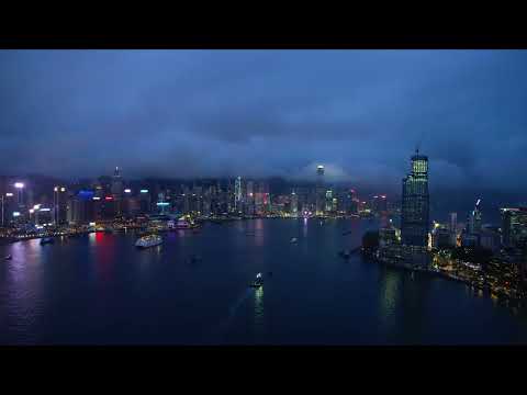 macOS Sonoma wallpaper/screensaver collection: the night of Hong Kong