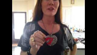 N3932   Crystal Heart Kiss Pendant Necklace in Gunmetal Plating