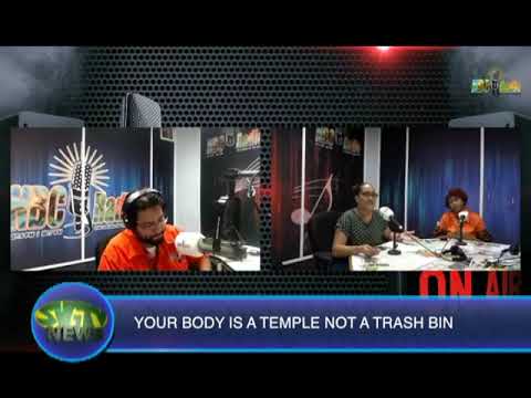 Our body is a temple, not a trash bin