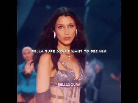 Bella sure didn’t want to see him! #bellahadid #bellahadidedit #victoriasecret