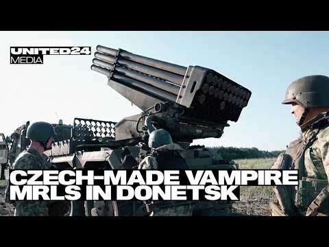Destroying Russian Troops With a Czech-Made Vampire MRLS in the Donetsk Region
